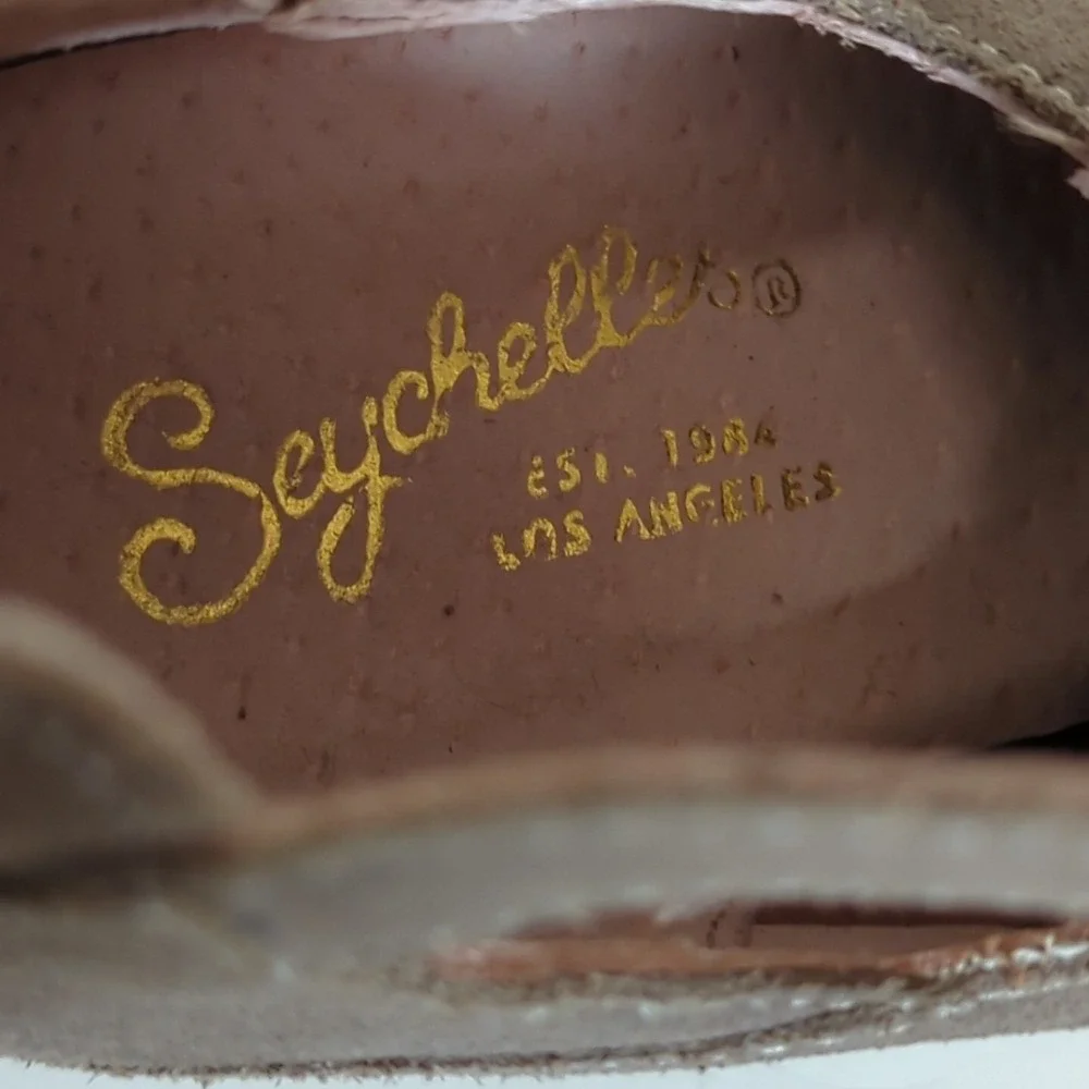 Anthropologie Seychelles   Women's Suede Western‎ Ankle Booties 7 Buckle Strap